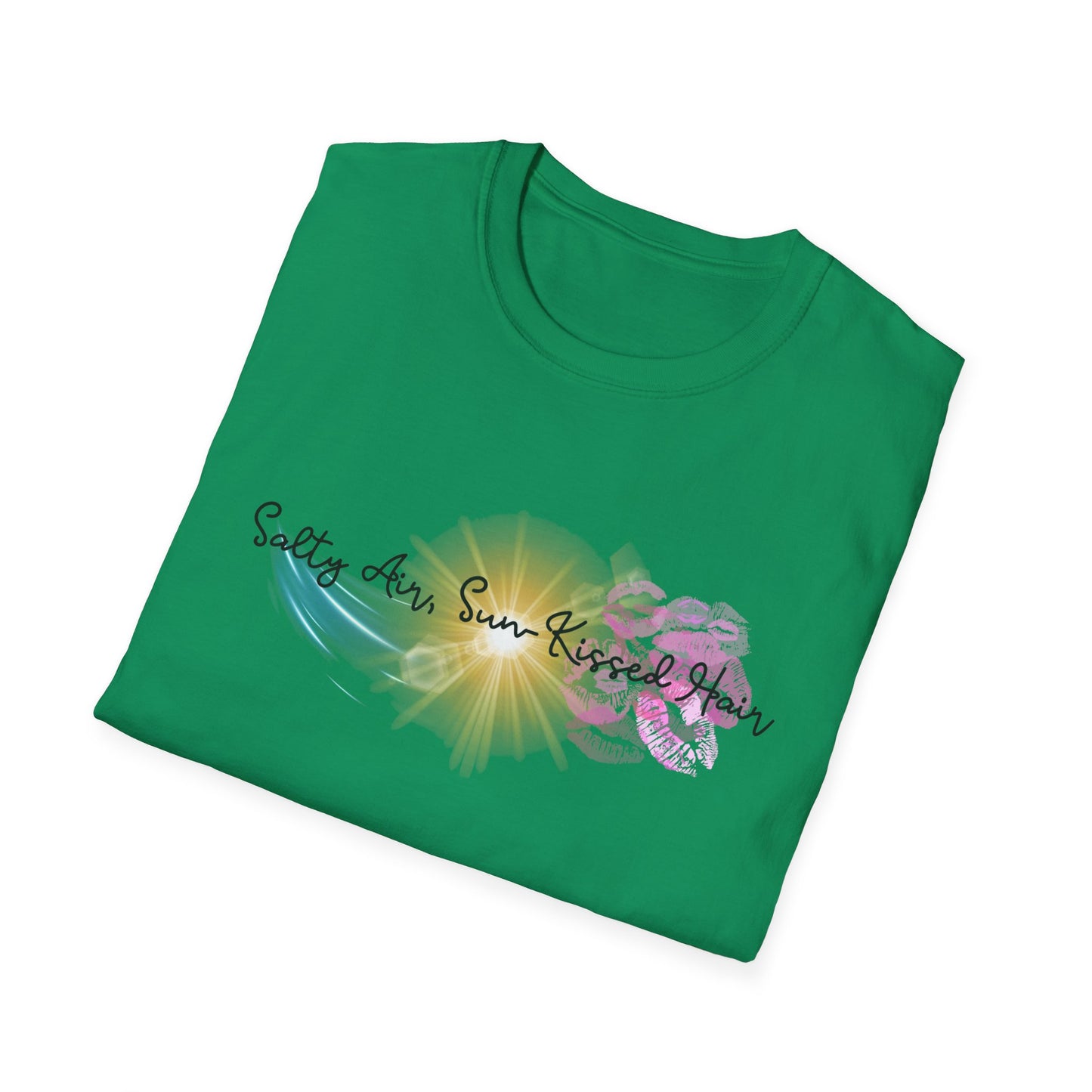 Beach Vibes T-Shirt - Salty Air, Sun Kissed Hair Tee - Summer Outfit - Gift for Ocean Lovers