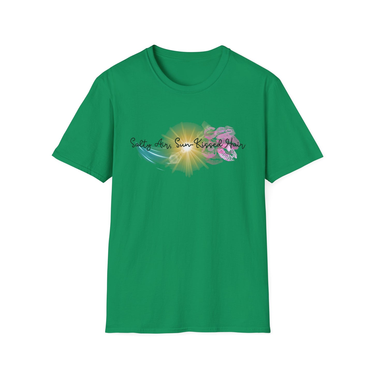 Beach Vibes T-Shirt - Salty Air, Sun Kissed Hair Tee - Summer Outfit - Gift for Ocean Lovers