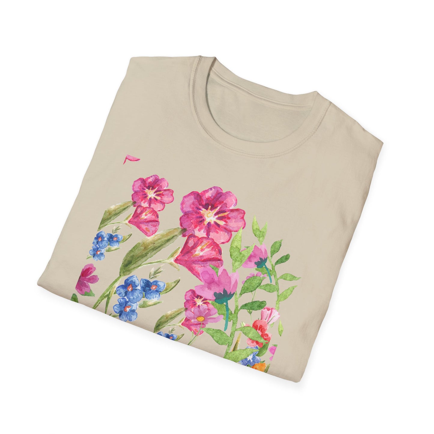 Botanical Bliss T-Shirt - Floral Print Tee