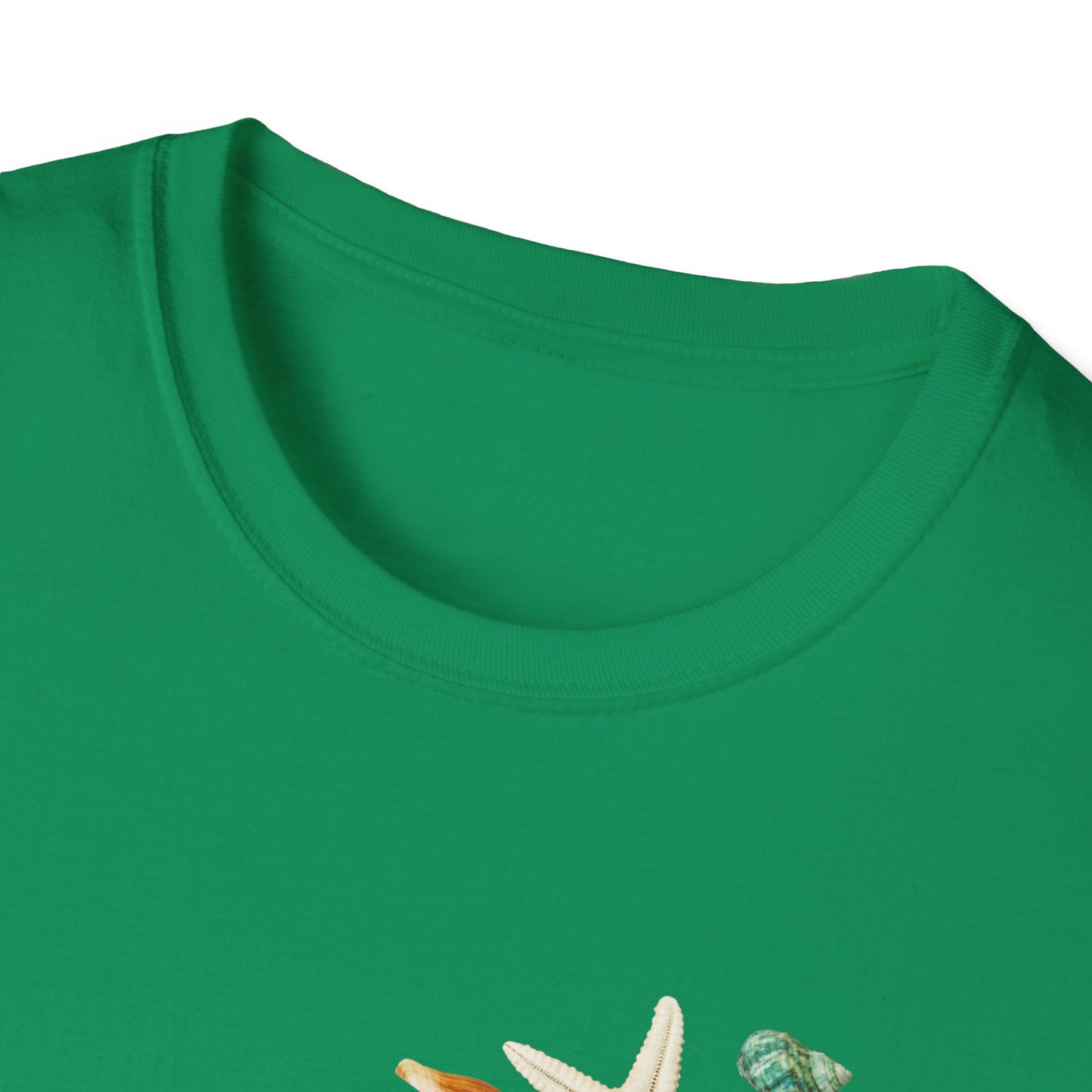 Shell Print Unisex T-Shirt | Beach-Themed Casual Summer Tee