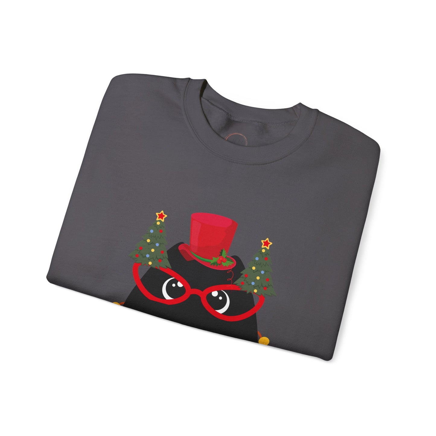 Christmas Cat Crewneck Sweatshirt
