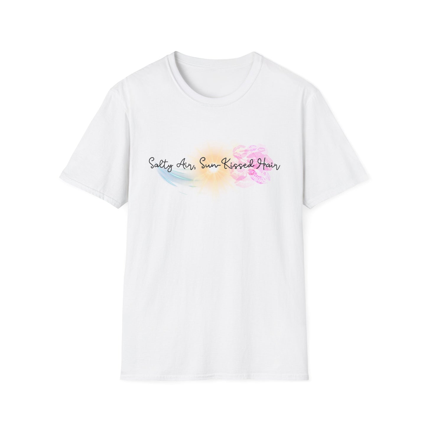 Beach Vibes T-Shirt - Salty Air, Sun Kissed Hair Tee - Summer Outfit - Gift for Ocean Lovers