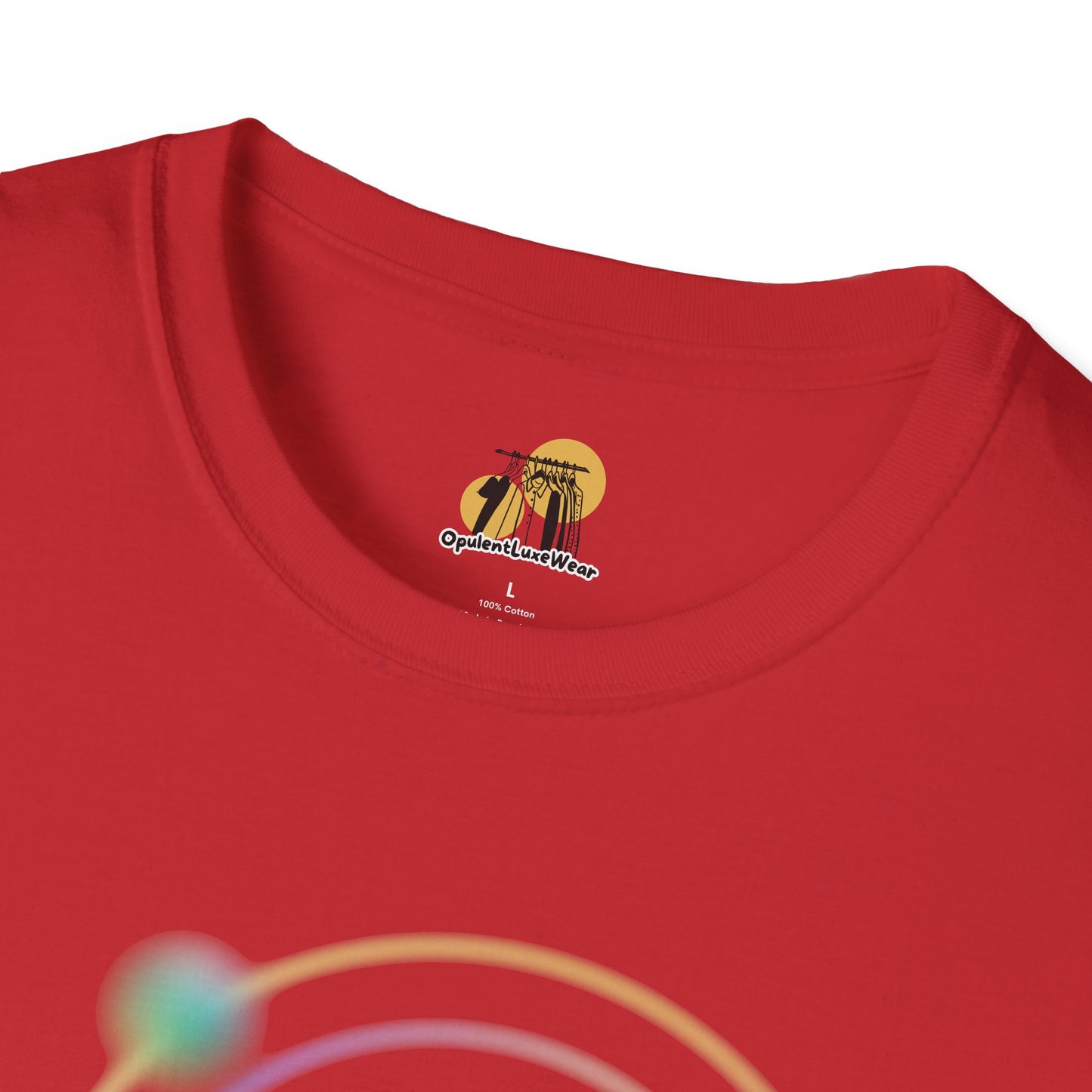 Gradient Hand-Illustration Unisex T-Shirt, Soft T-Shirt, Casual Wear, Trendy Top, Gift for Friends, Graphic Tee