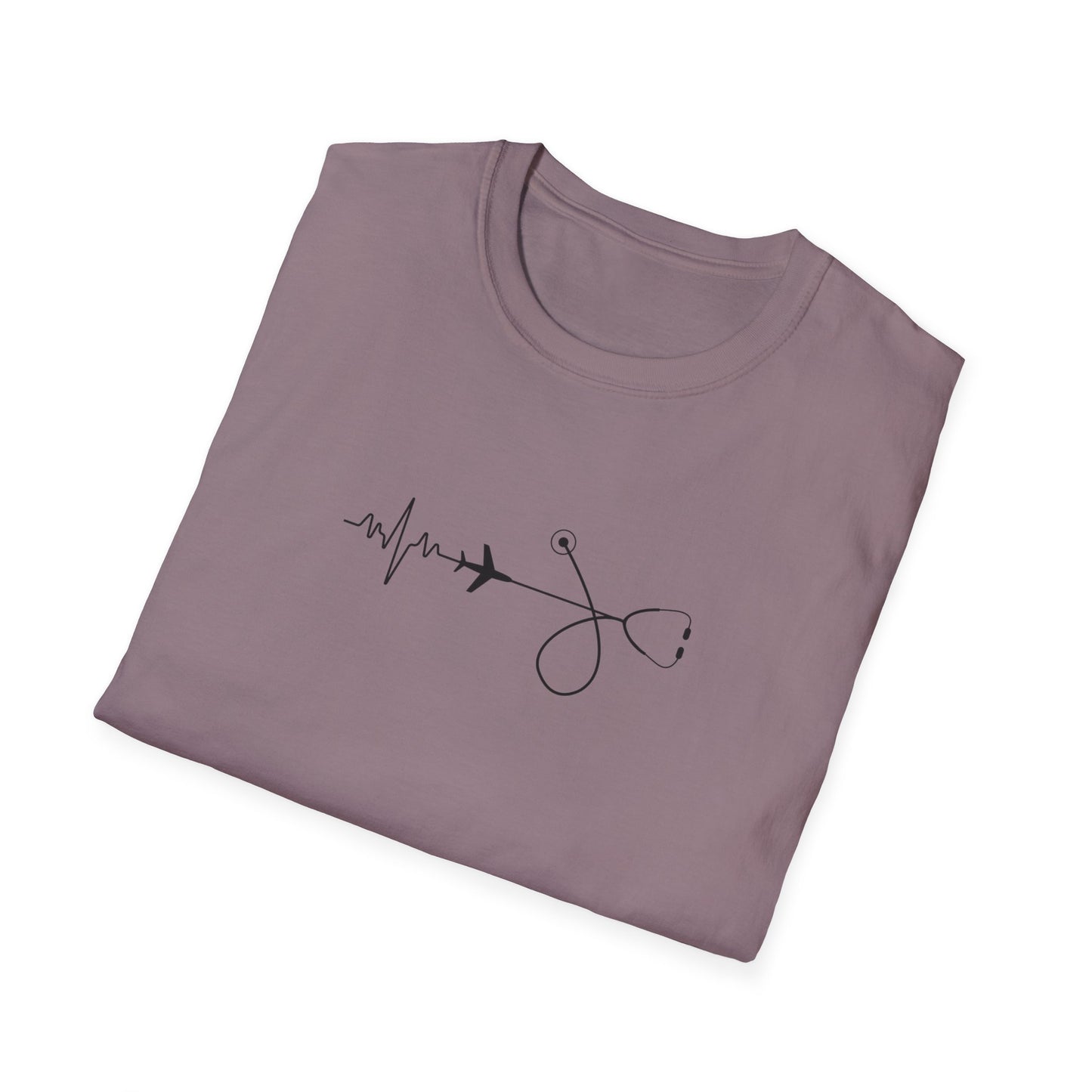Heartbeats & Healing Unisex T-Shirt, Medical Nurse Doctor Gift