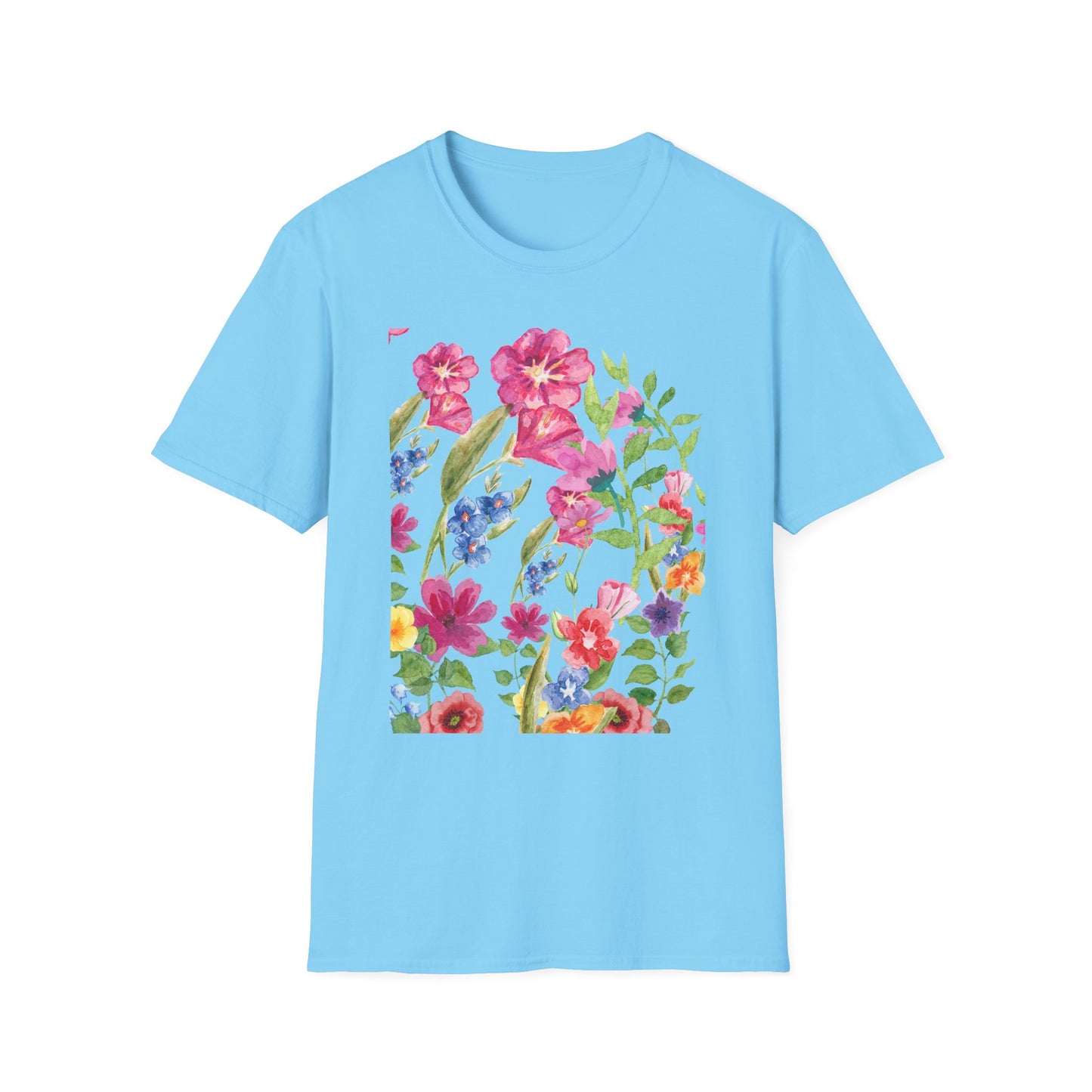 Botanical Bliss T-Shirt - Floral Print Tee