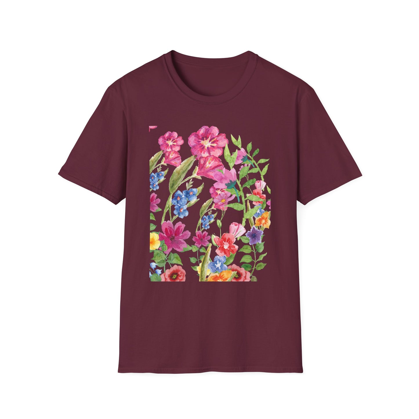 Botanical Bliss T-Shirt - Floral Print Tee