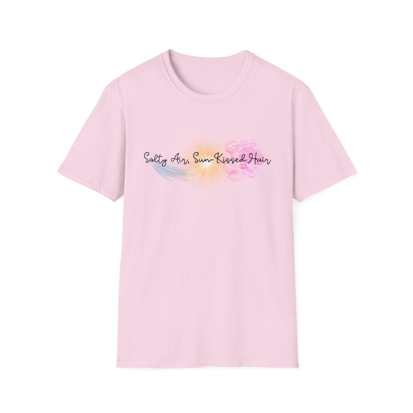 Beach Vibes T-Shirt - Salty Air, Sun Kissed Hair Tee - Summer Outfit - Gift for Ocean Lovers