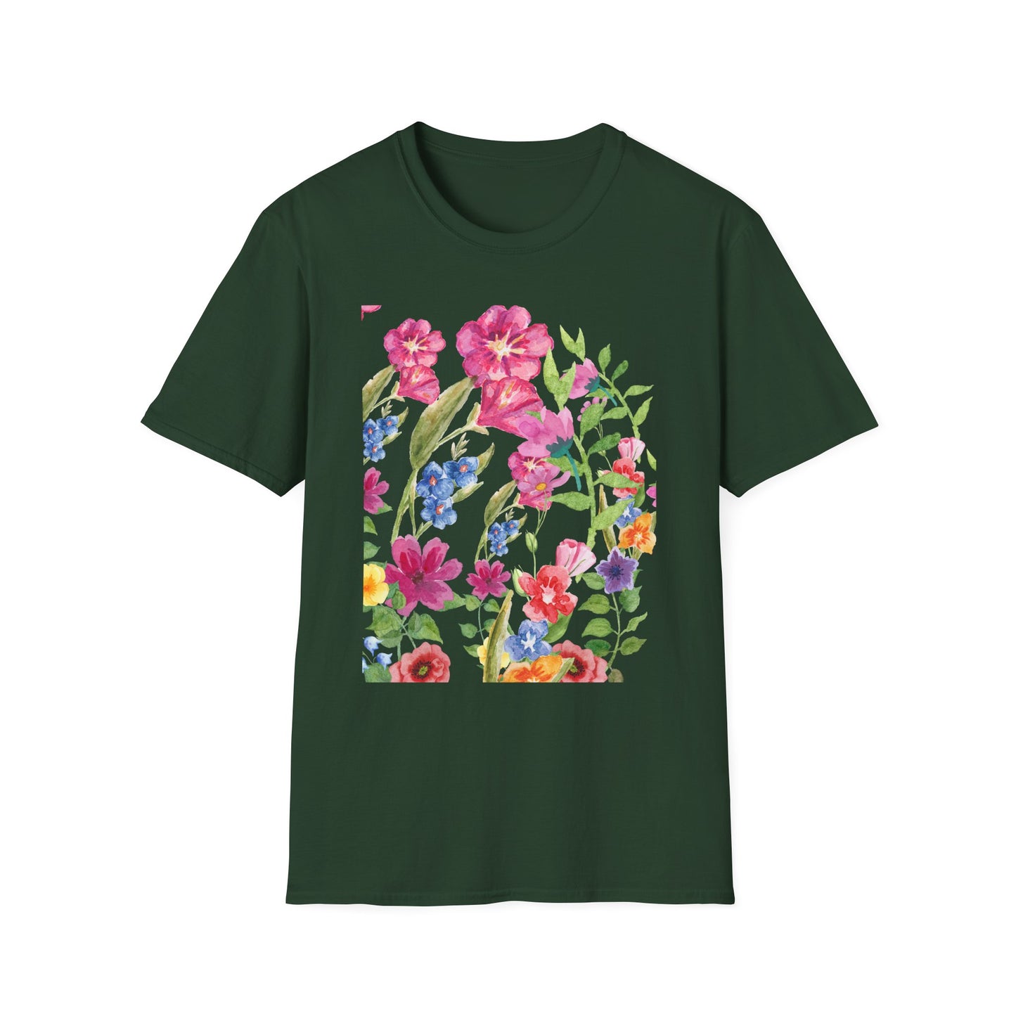 Botanical Bliss T-Shirt - Floral Print Tee