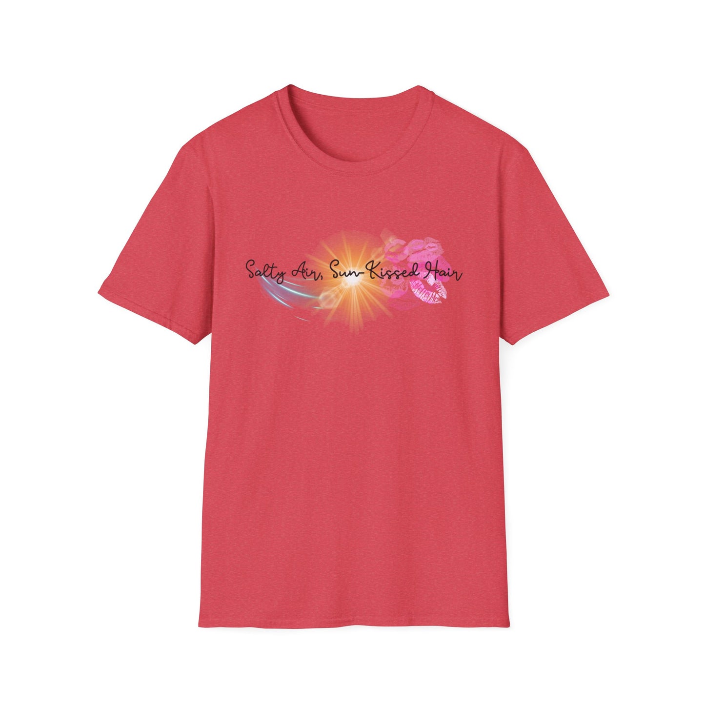 Beach Vibes T-Shirt - Salty Air, Sun Kissed Hair Tee - Summer Outfit - Gift for Ocean Lovers