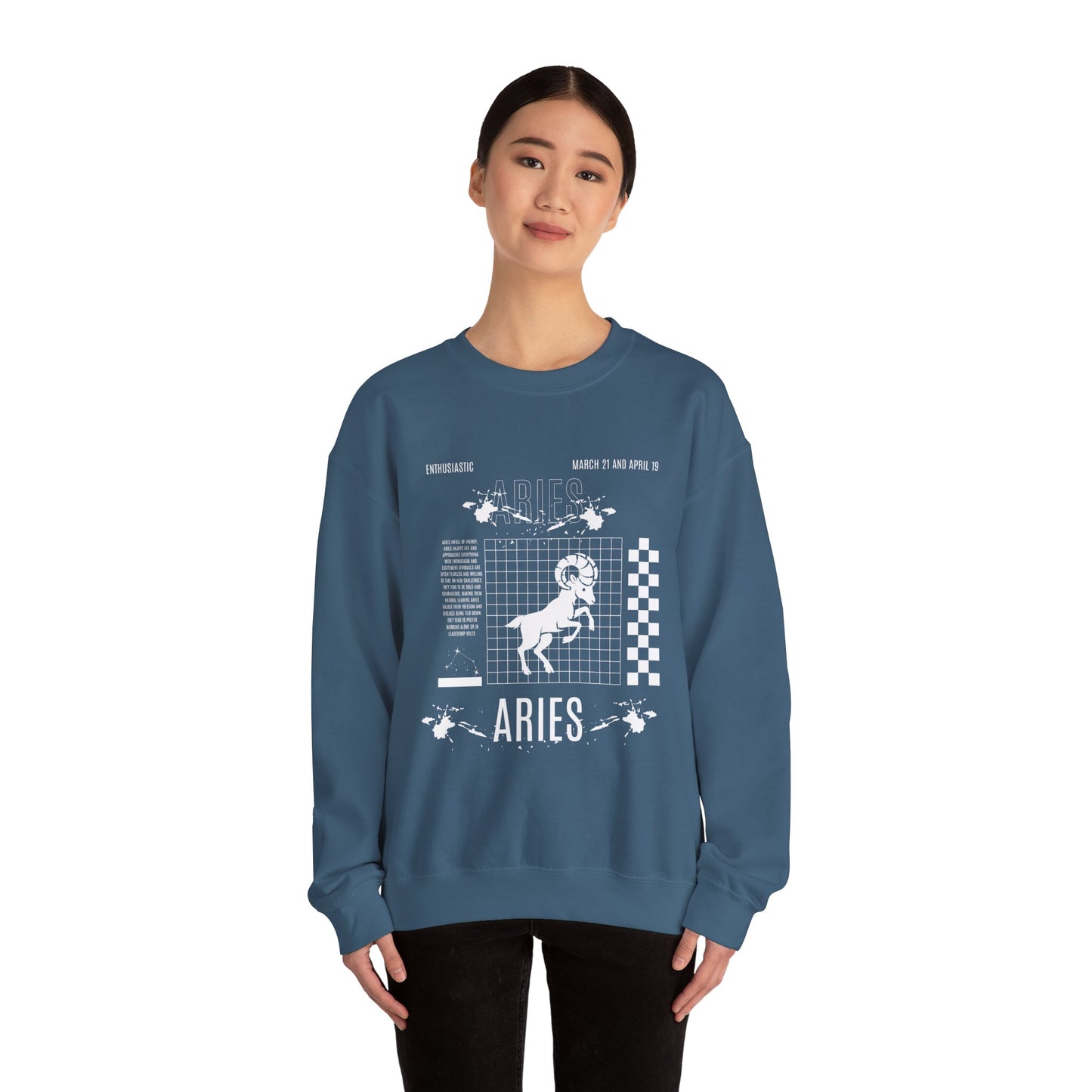 Aries Unisex Heavy Blend™ Crewneck Sweatshirt