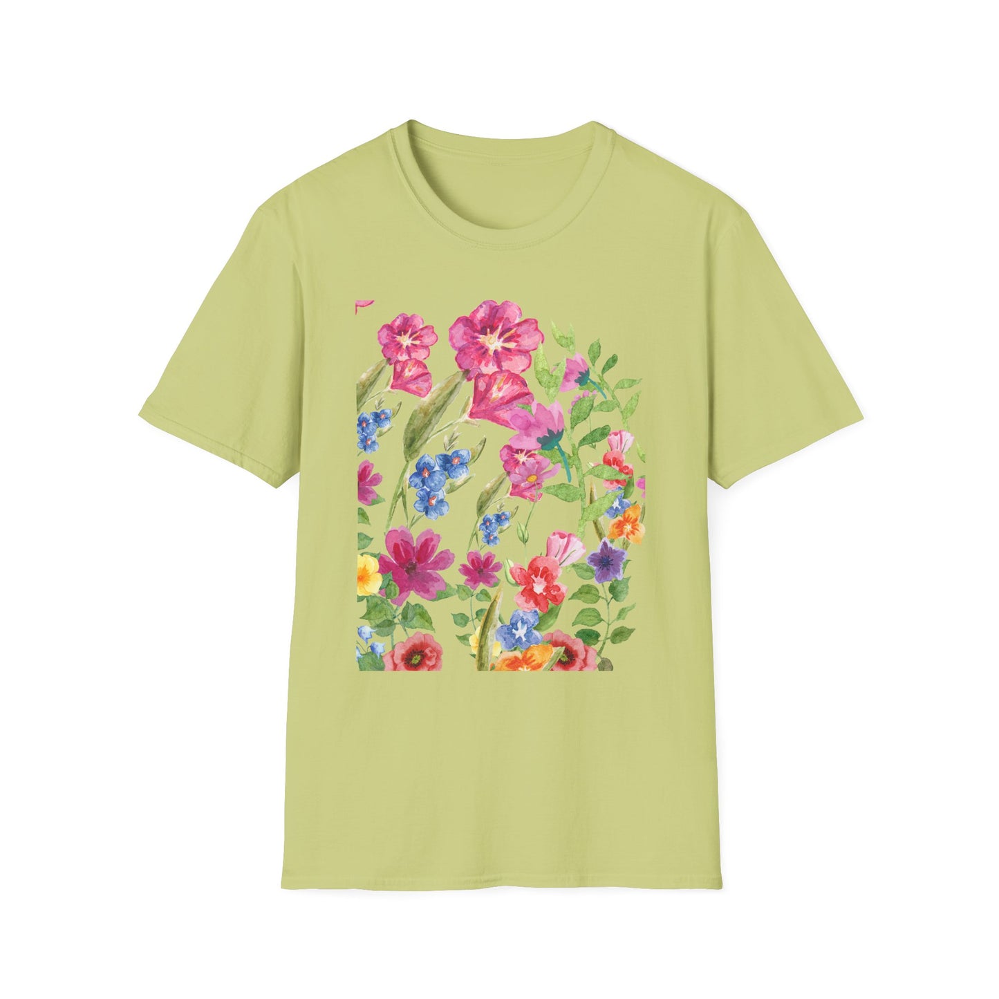 Botanical Bliss T-Shirt - Floral Print Tee