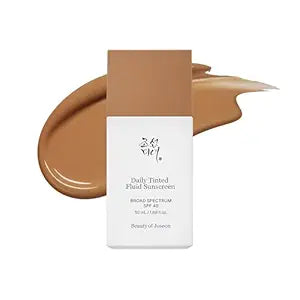 Beauty of Joseon Daily Tinted Fluid Sunscreen 12 Shades for Face Moisturizing Broad Spectrum SPF 40 Korean Skincare 50ml, 1.69 fl.oz #MY220