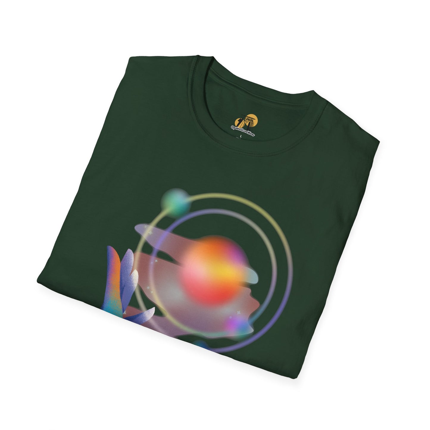 Gradient Hand-Illustration Unisex T-Shirt, Soft T-Shirt, Casual Wear, Trendy Top, Gift for Friends, Graphic Tee