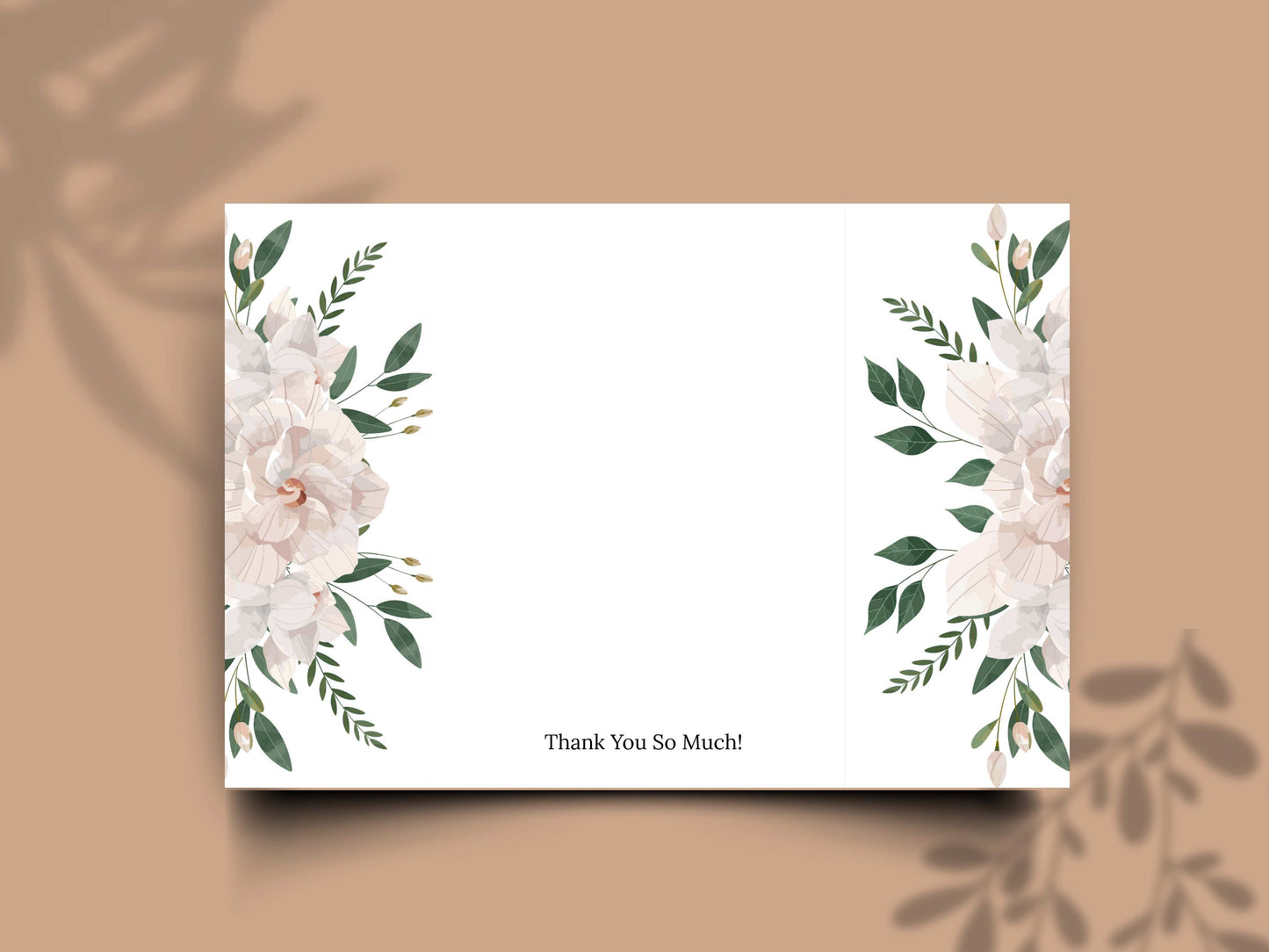 Gatefold Floral Wedding Invitation with Timeline – Rose Garden Theme | Gatefold Editable Invite | Editable Template. WIB120