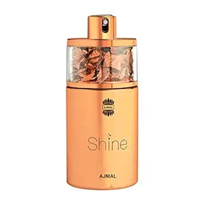 Ajmal Shine Eau de Parfum for Women – Long Lasting Fruity Floral Perfume with Pomegranate, Strawberry & Peony – Elegant Daily Wear Fragrance – 75ml / 2.5oz
