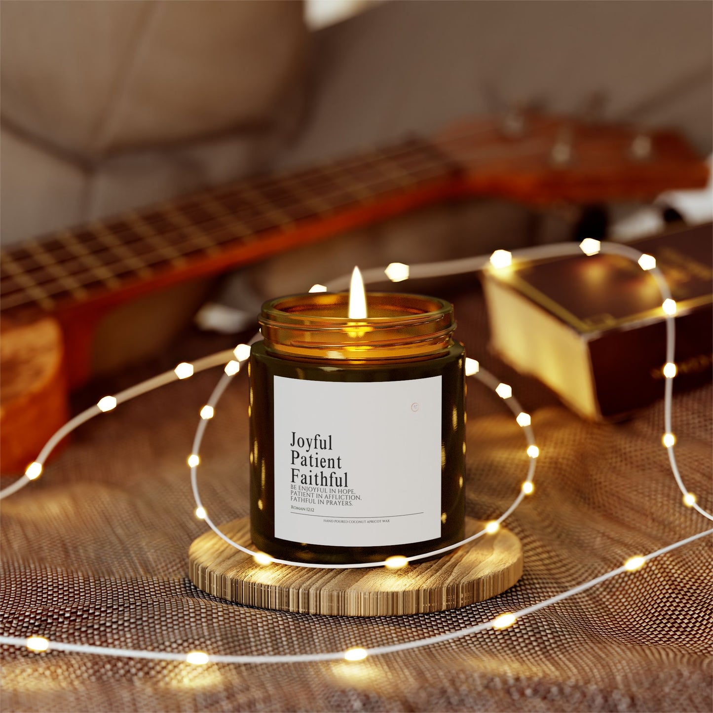 Scented Candles, Coconut Apricot Wax (4oz, 9oz)