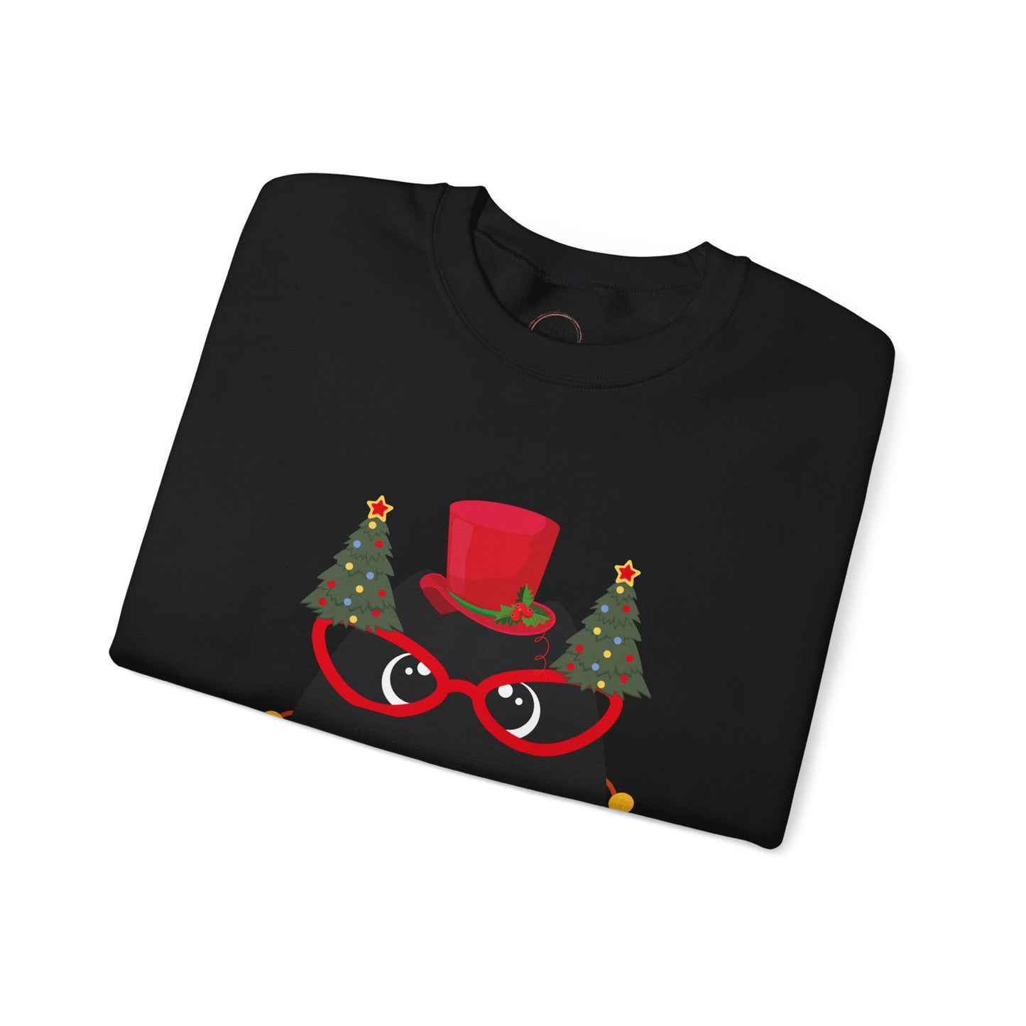 Christmas Cat Crewneck Sweatshirt