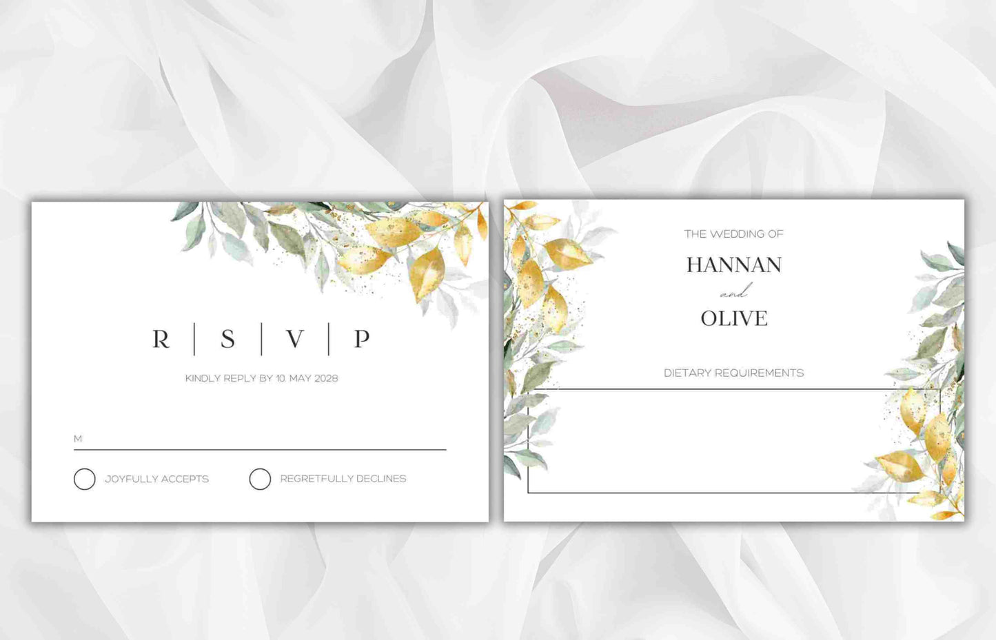 Sage Green Wedding Invitation Template, Editable Template, Greenery Eucalyptus Invitation Suite, Wedding Invites Template Editable. WI100