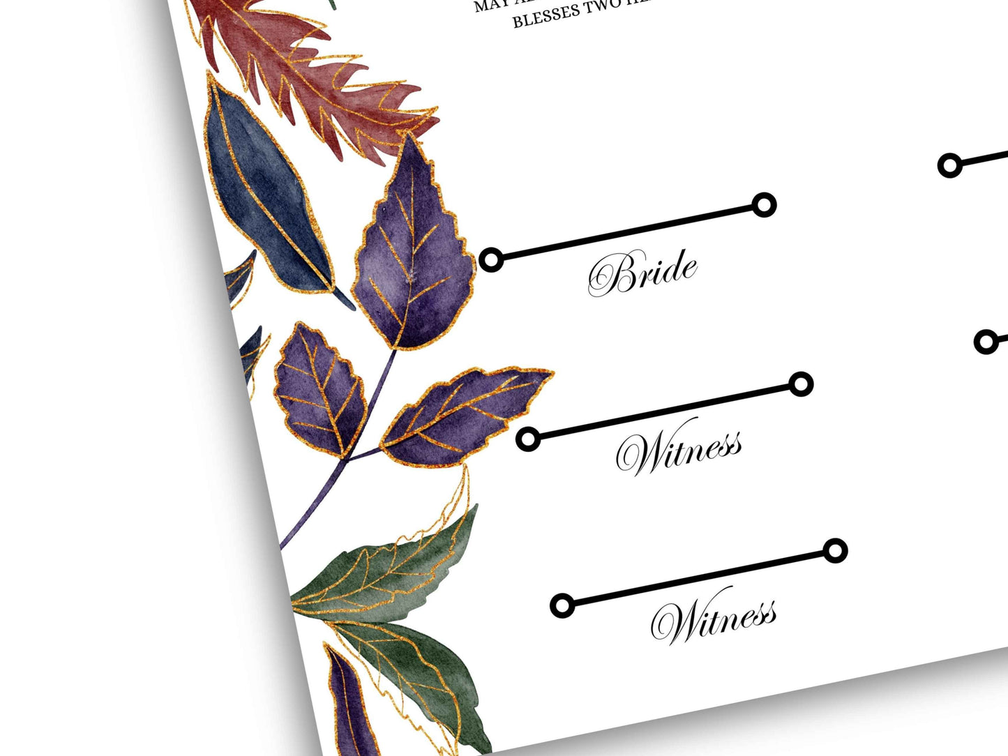 Nikkah Certificate Digital Download Personalised, A4, A3, Template, Editable, Nikkah Contract, Muslim Contract. NN232