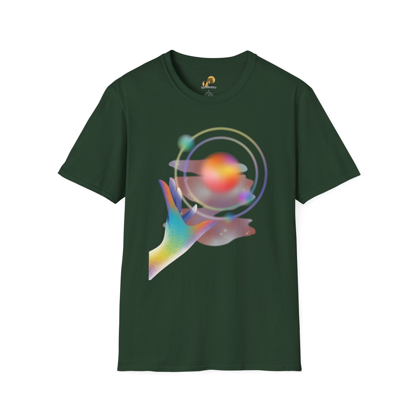 Gradient Hand-Illustration Unisex T-Shirt, Soft T-Shirt, Casual Wear, Trendy Top, Gift for Friends, Graphic Tee