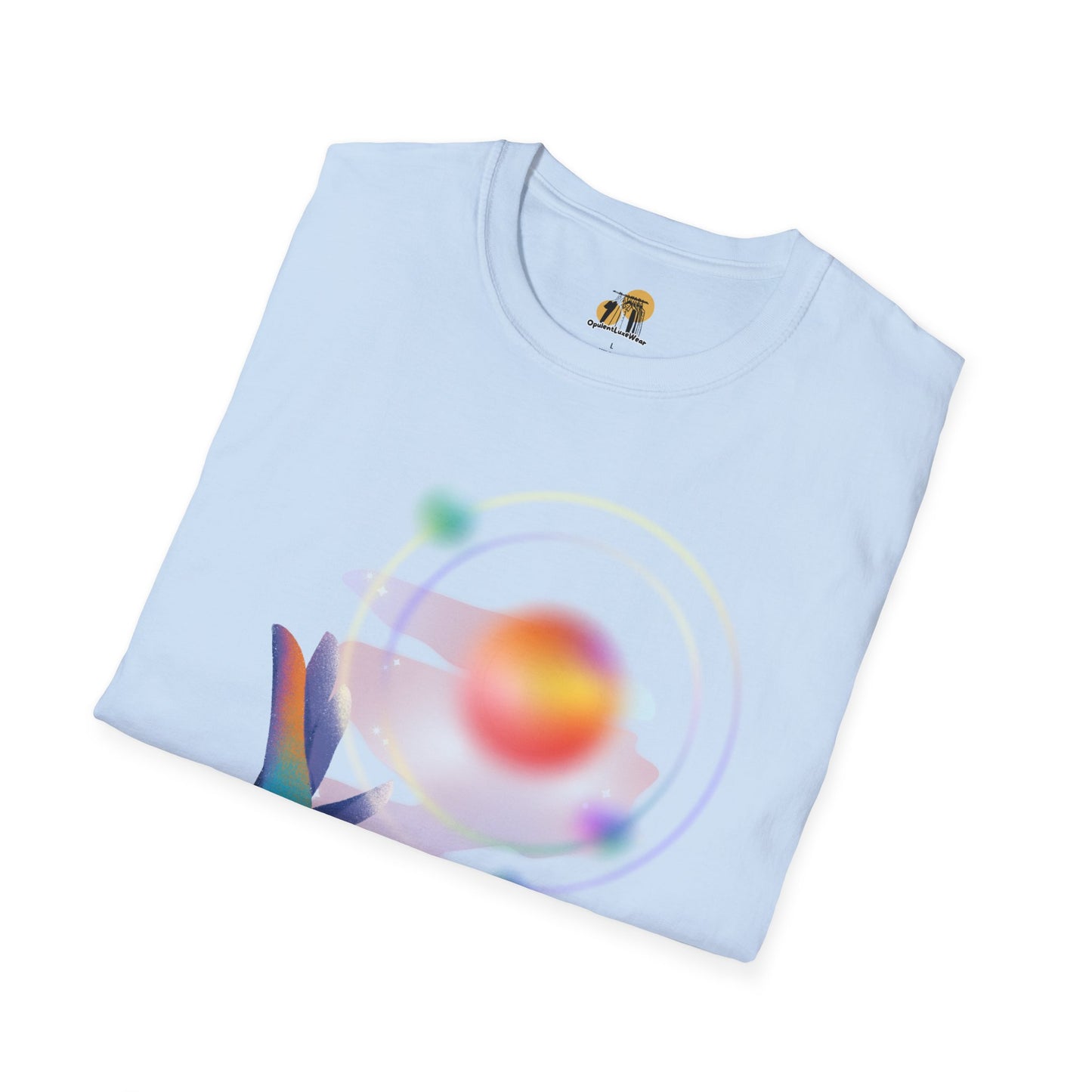 Gradient Hand-Illustration Unisex T-Shirt, Soft T-Shirt, Casual Wear, Trendy Top, Gift for Friends, Graphic Tee