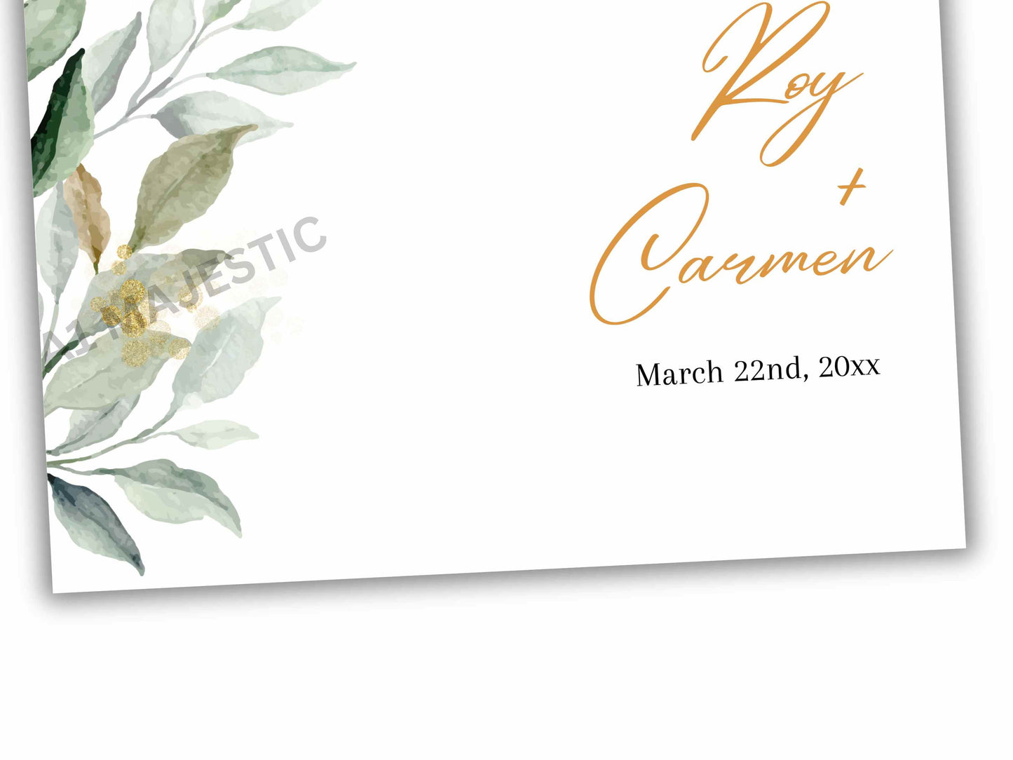 Green Leaves Wedding Welcome Sign Template, Greenery wedding welcome sign printable, Wedding welcome sign download. WS10