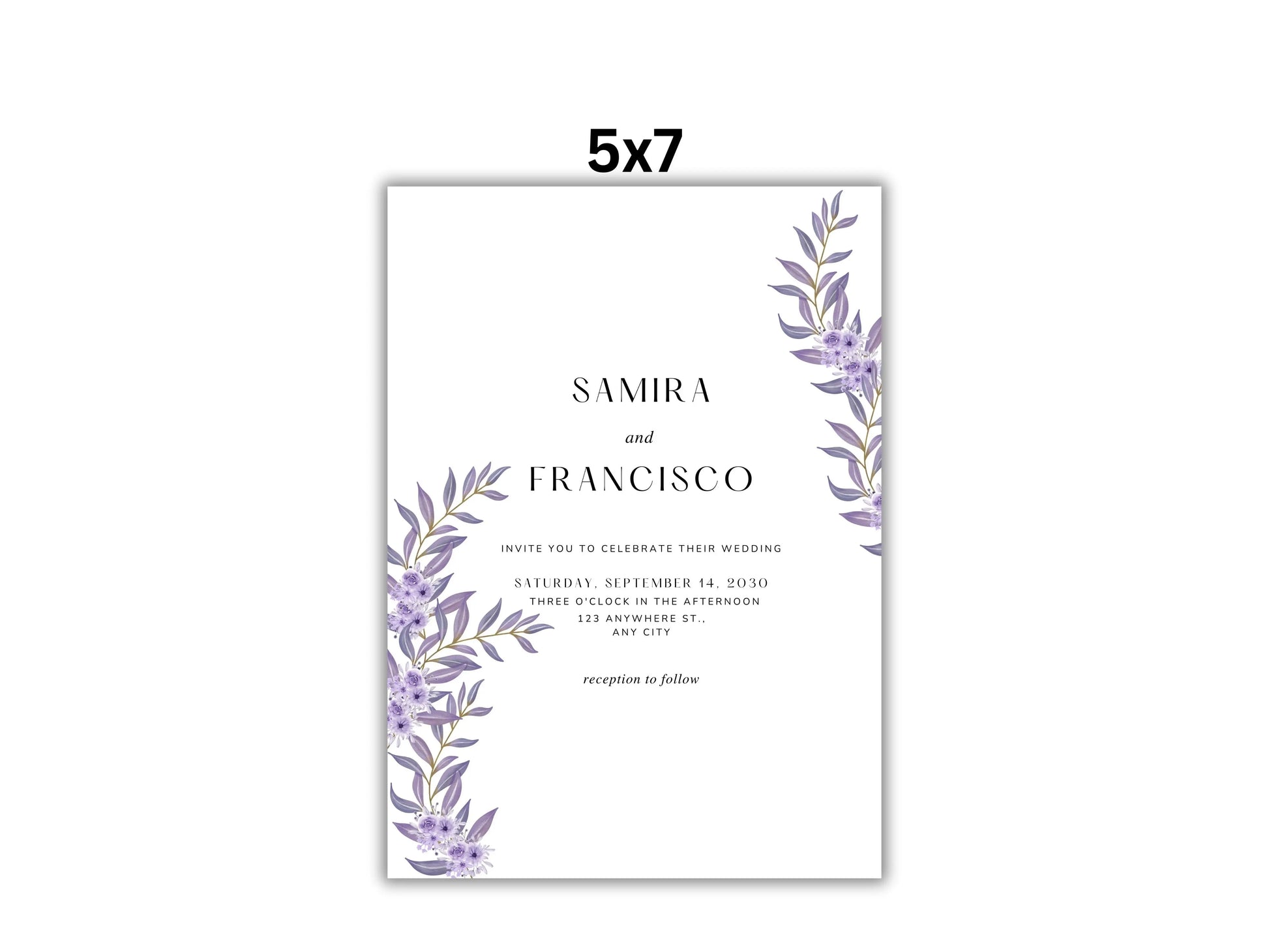 Wedding Invitation Template, Printable Wedding Invitation, Wedding Invitation, RSVP Invitation, Details, Wedding Invitation Bundle A1 Majestic
