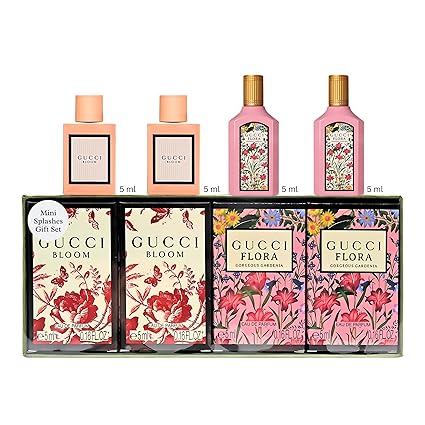 Gucci Perfume for Women Variety Fragrance Travel Splash Gift Set