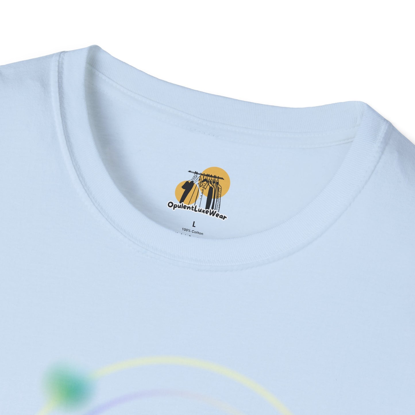 Gradient Hand-Illustration Unisex T-Shirt, Soft T-Shirt, Casual Wear, Trendy Top, Gift for Friends, Graphic Tee