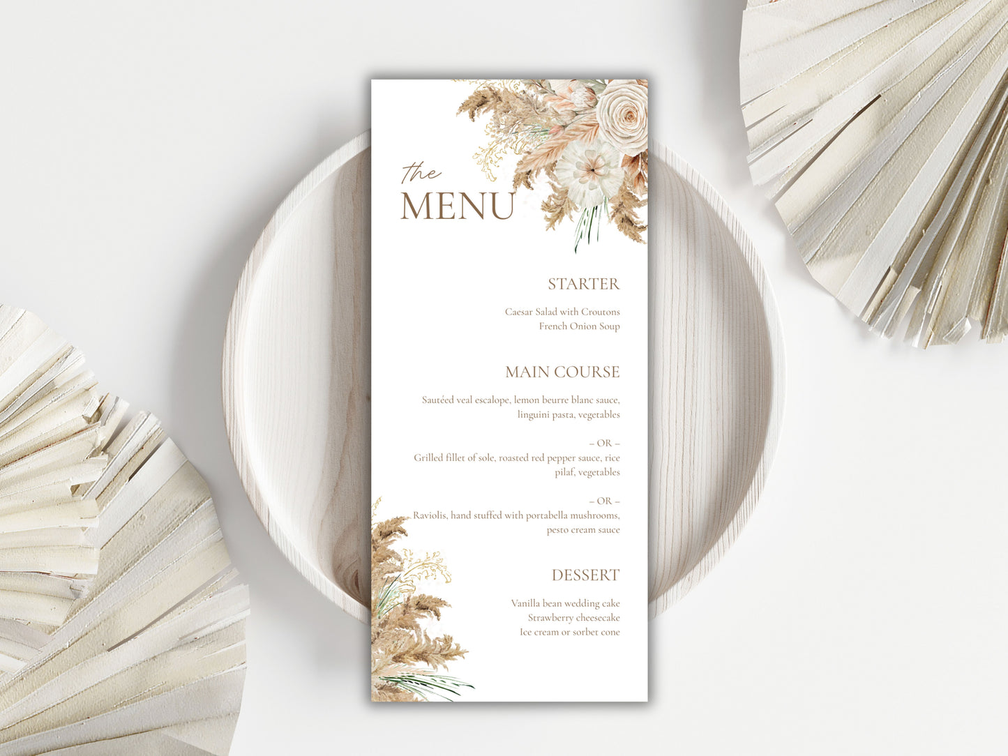 Place Card & Thank You Card Template. WI193