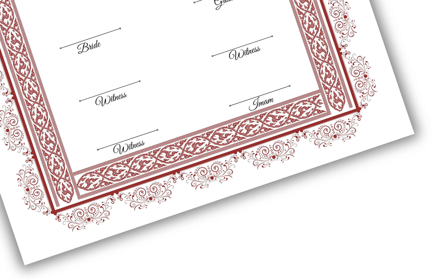 Nikkah Certificate Digital Download Personalised, A4, A3, Template, Instat Download. NN127