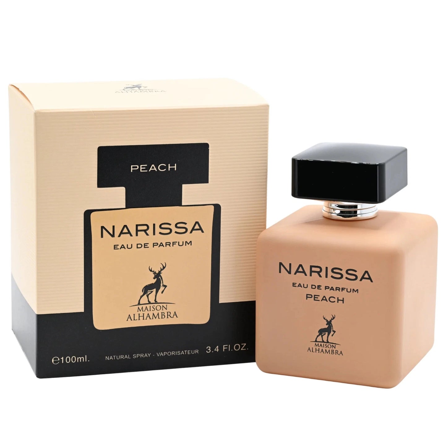 Peach Narissa by Maison Alhambra perfume women EDP 3.3 / 3.4 oz New in Box