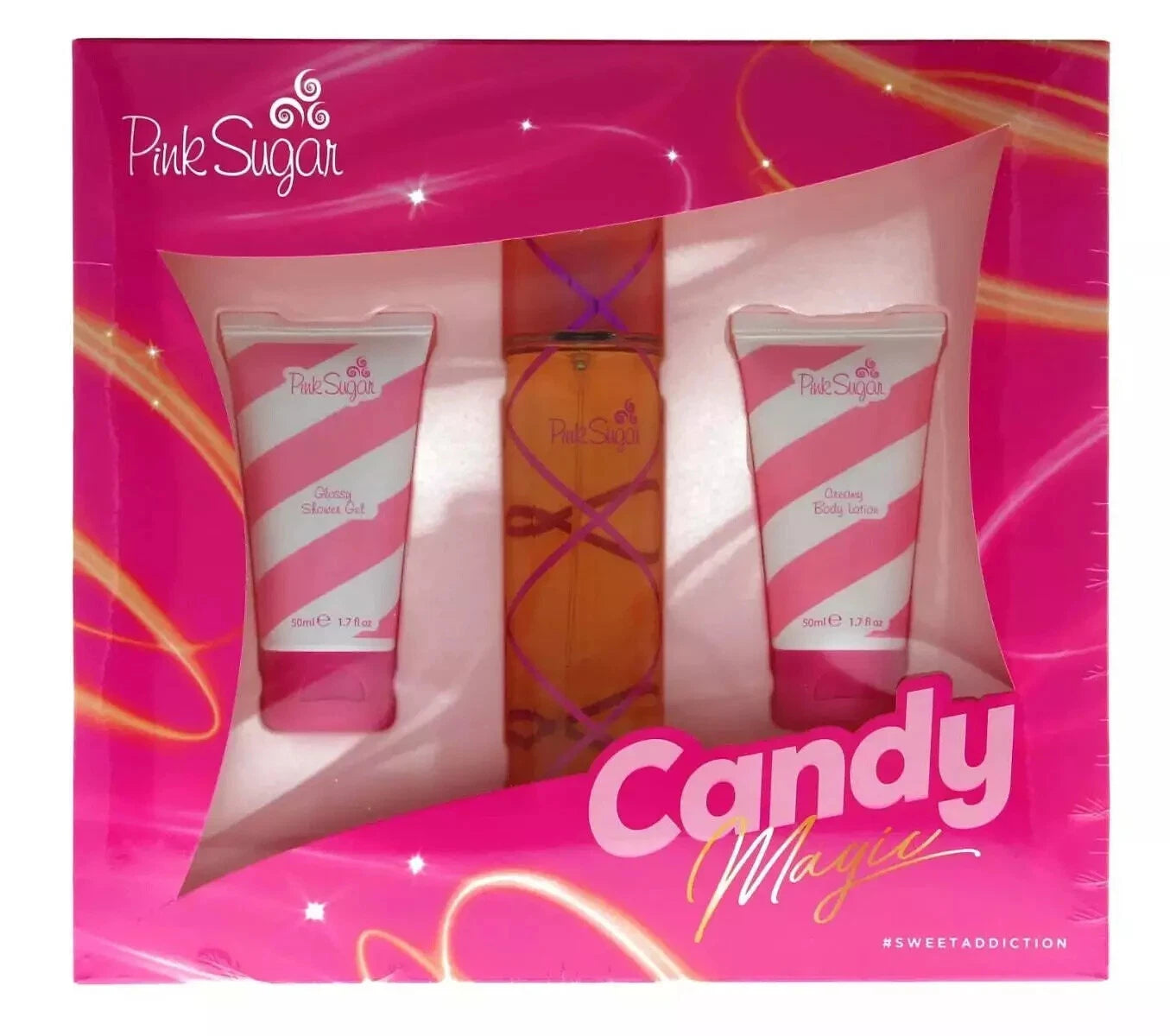 Pink Sugar by Aquolina for women 3 pcs Gift Set New in Box