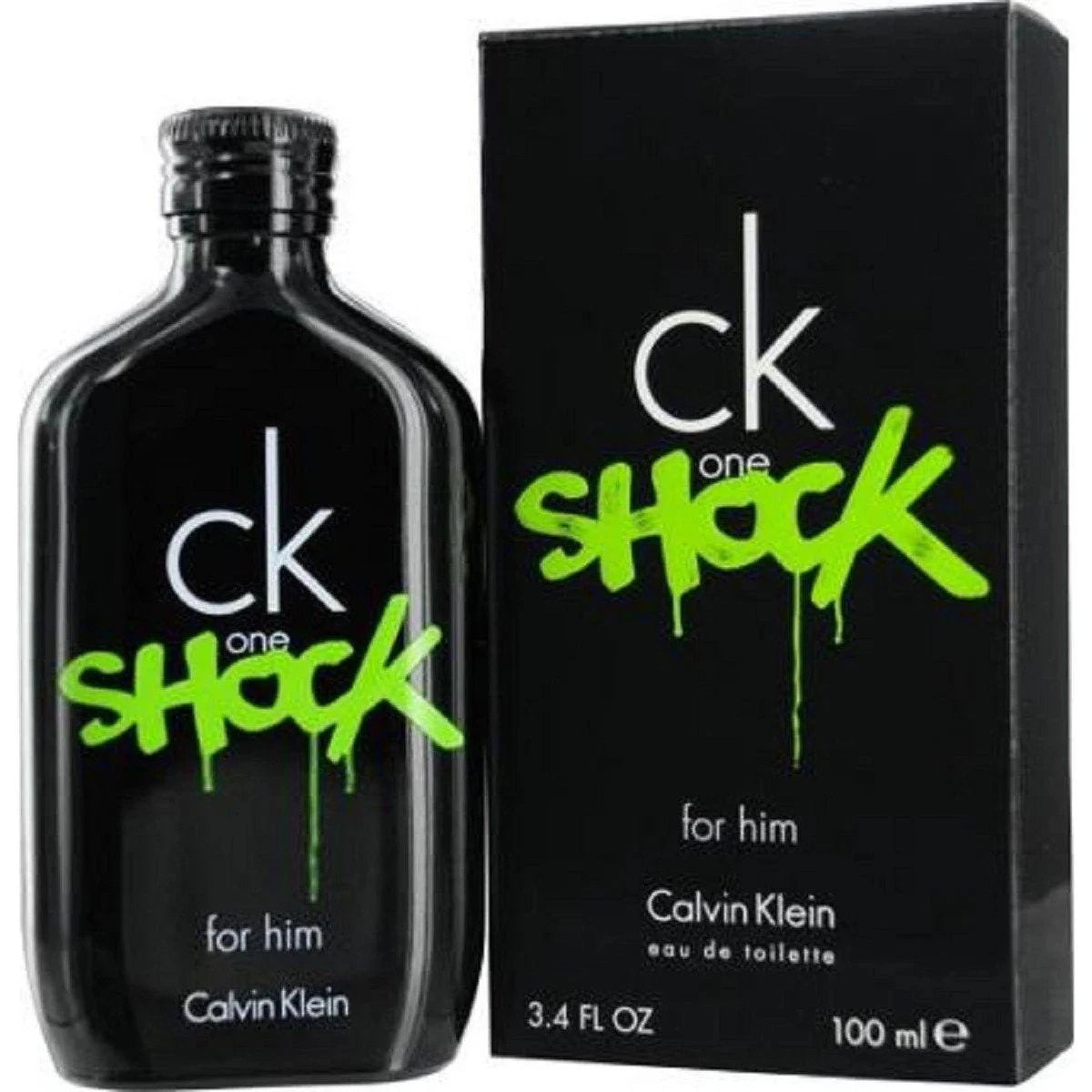 CK One Shock by Calvin Klein for Him 3.4 oz 3.3 Spray EDT NEW in BOX