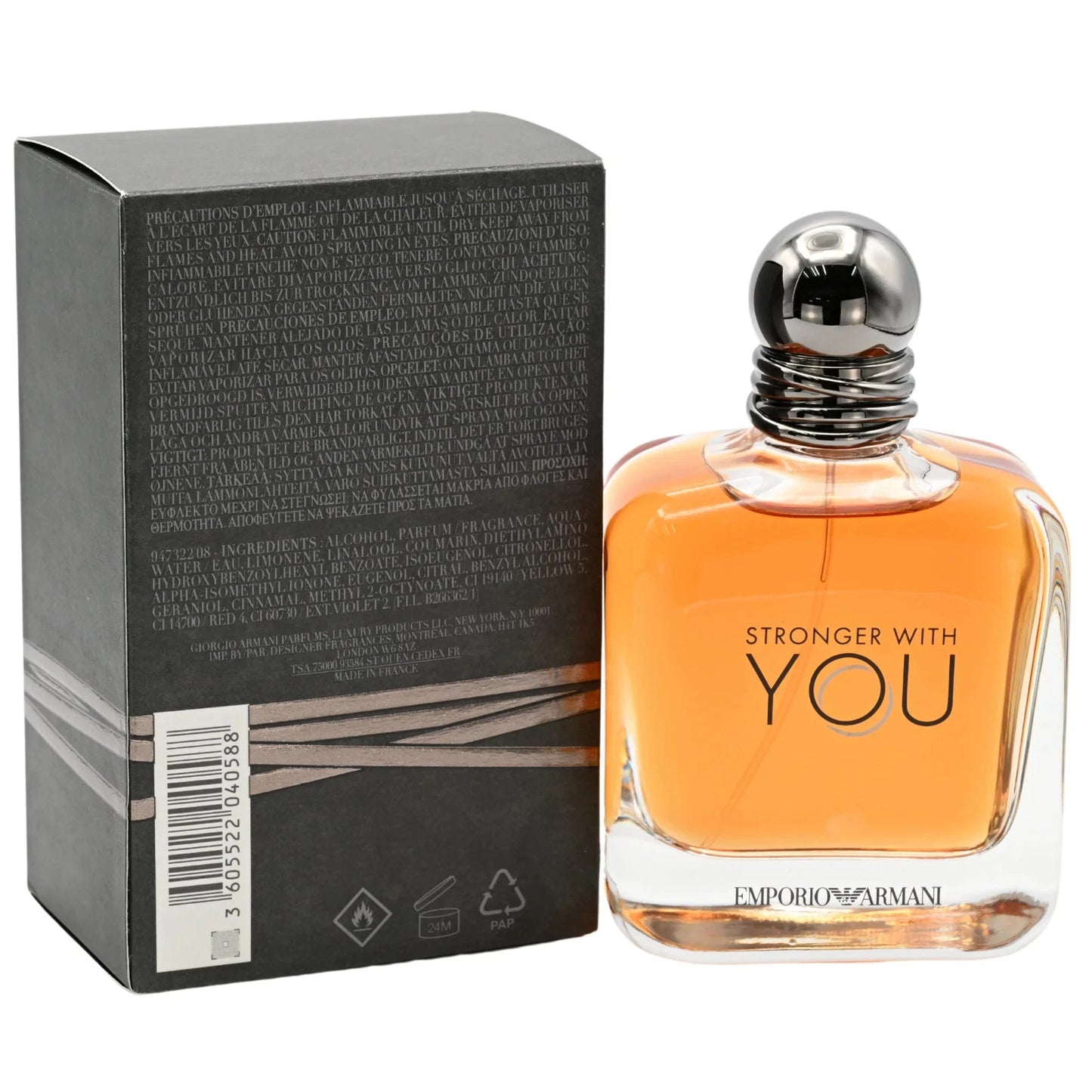 Stronger With You by Giorgio Armani cologne for men EDT 3.3 / 3.4 oz New in Box
