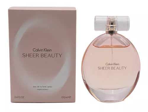CK Sheer Beauty by Calvin Klein 3.3 / 3.4 oz EDT Perfume for Women New In Box