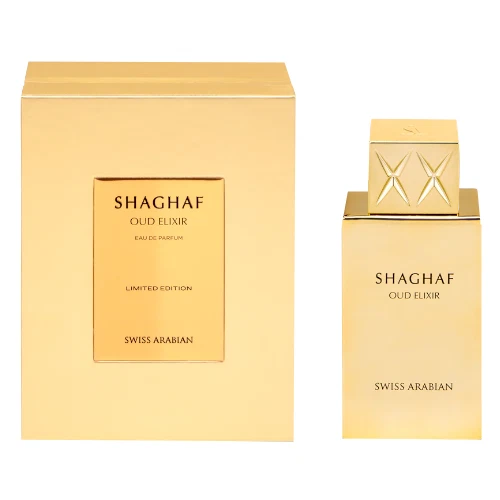 Shaghaf Oud Elixir by Swiss Arabian 2.5 oz EDP Perfume Cologne Unisex New in Box