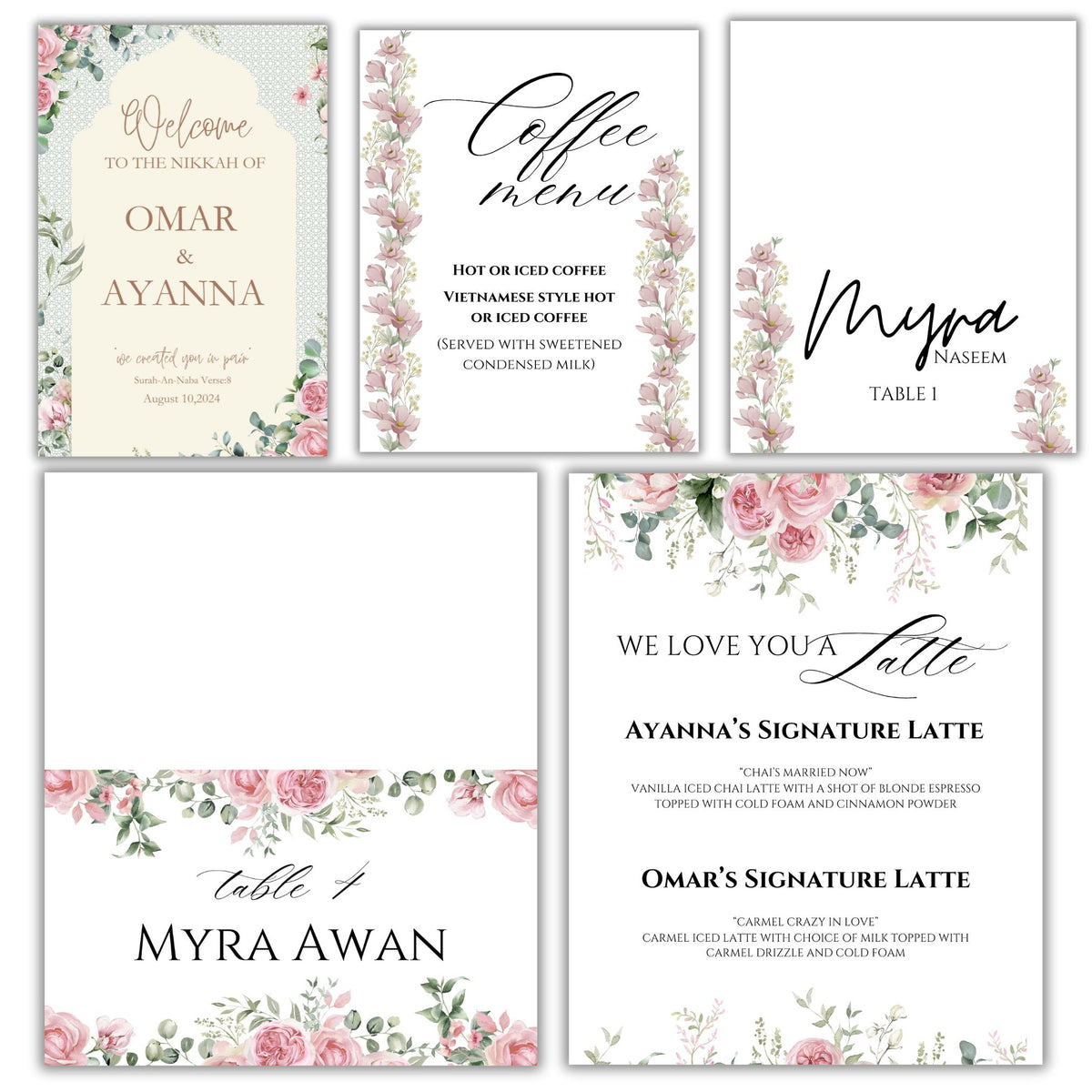 Wedding Signs A1 Majestic