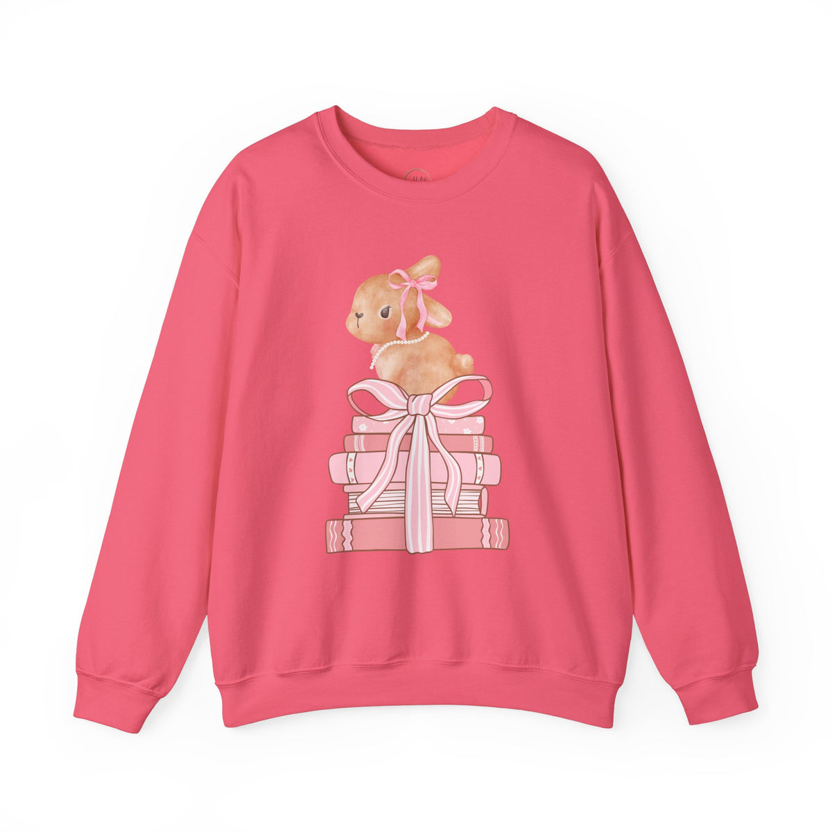 Cat on Books Unisex Sweatshirt, Reading Lover Gift