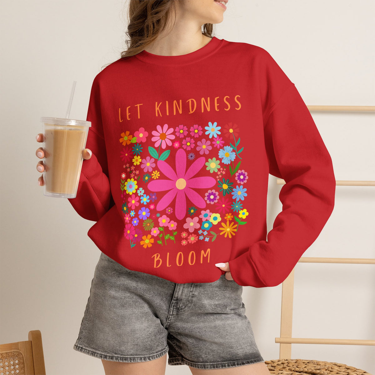 Let Kindness Bloom Crewneck Sweatshirt