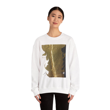Gold Leaf Graphic Crewneck Sweatshirt | Cozy Fall/Winter Style Gift