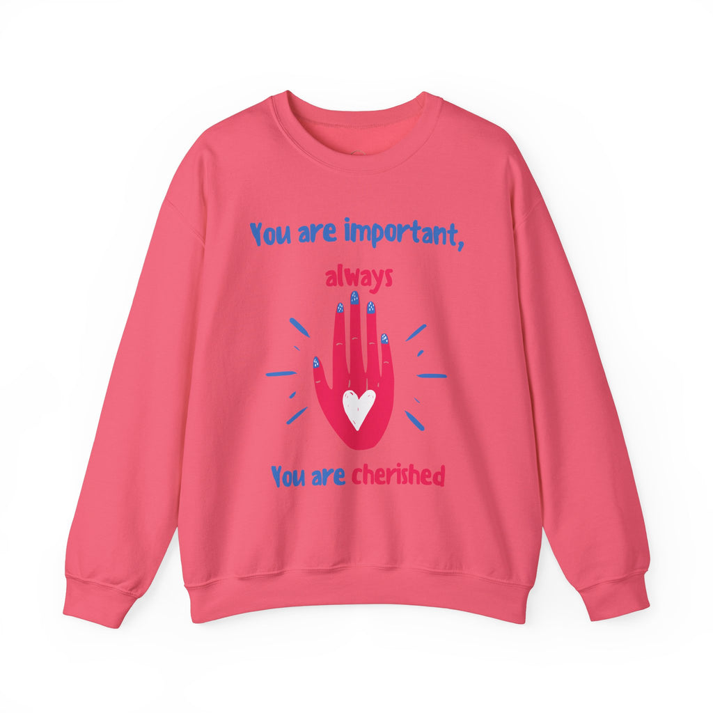 Empowering Crewneck Jumper, Inspirational Women's