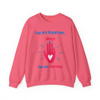 Empowering Crewneck Jumper, Inspirational Women's