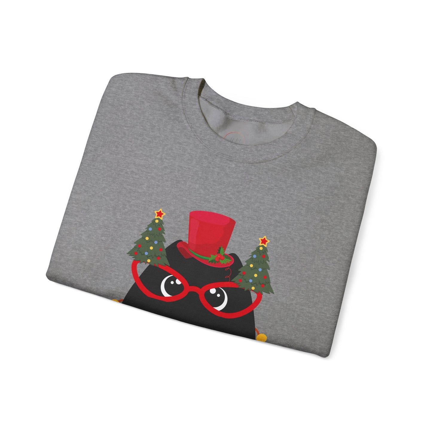 Christmas Cat Crewneck Sweatshirt