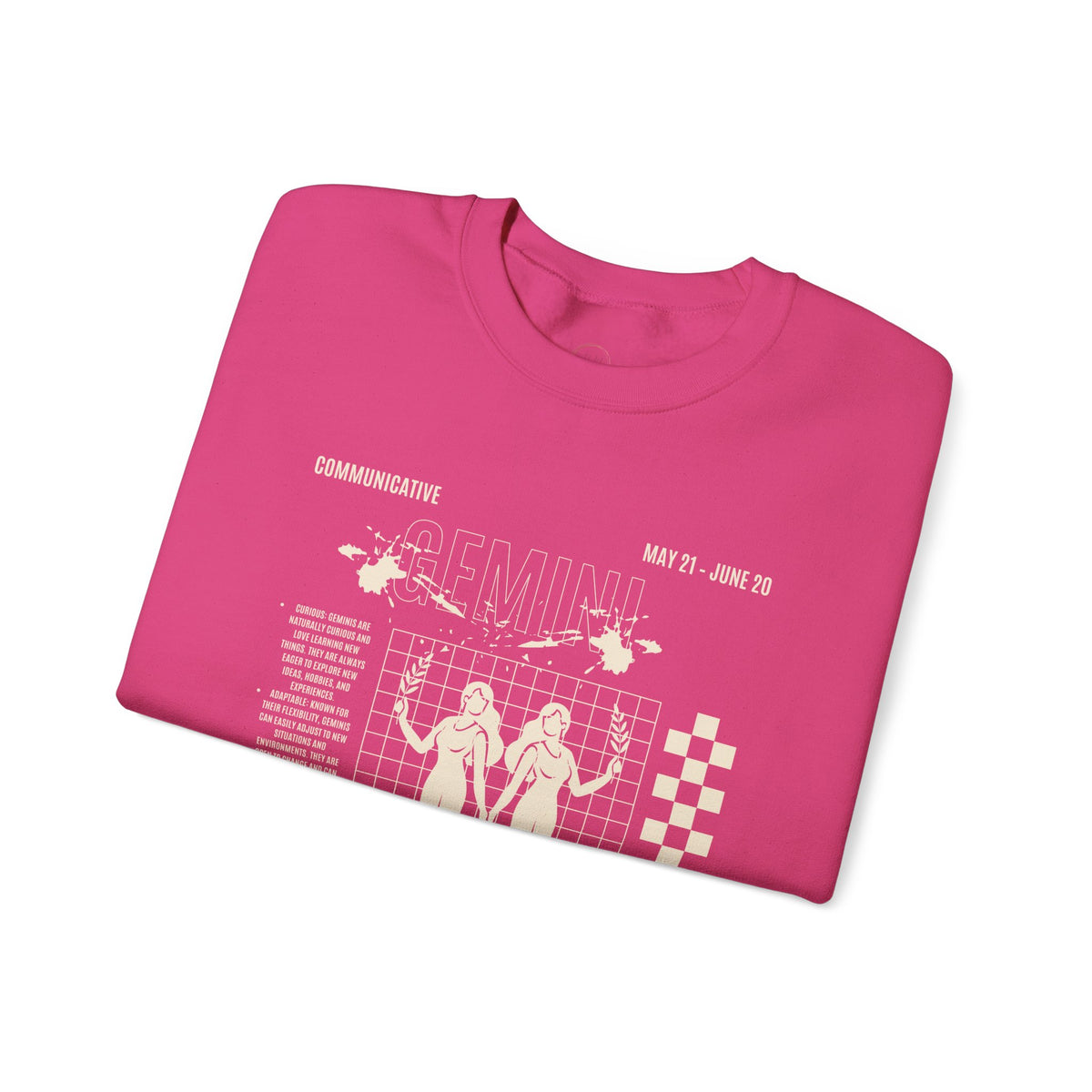 Gemini Zodiac Unisex Sweatshirt, Astrology Crewneck Jumper, Horoscope Pullover