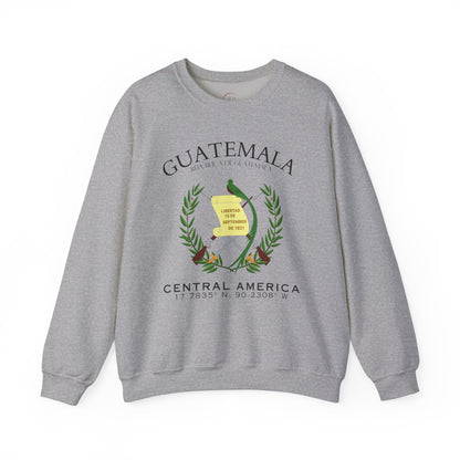 Guatemala Crewneck Sweatshirt - Central America Comfortable Unisex Sweatshirt