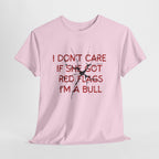 I don't care red flags t shirt men