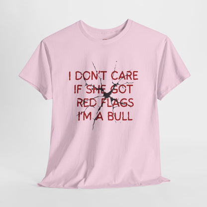 I don't care red flags t shirt men