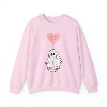 Ghost Sweater, Be My Boo Unisex Crewneck Sweatshirt for Valentines Day