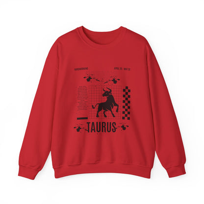 Taurus Zodiac Sweatshirt, Astrology Crewneck Jumper, Bull Constellation